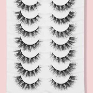 Cat Eye False Eyelashes 7 pairs 13mm Cross-Messy Short Eyelashes